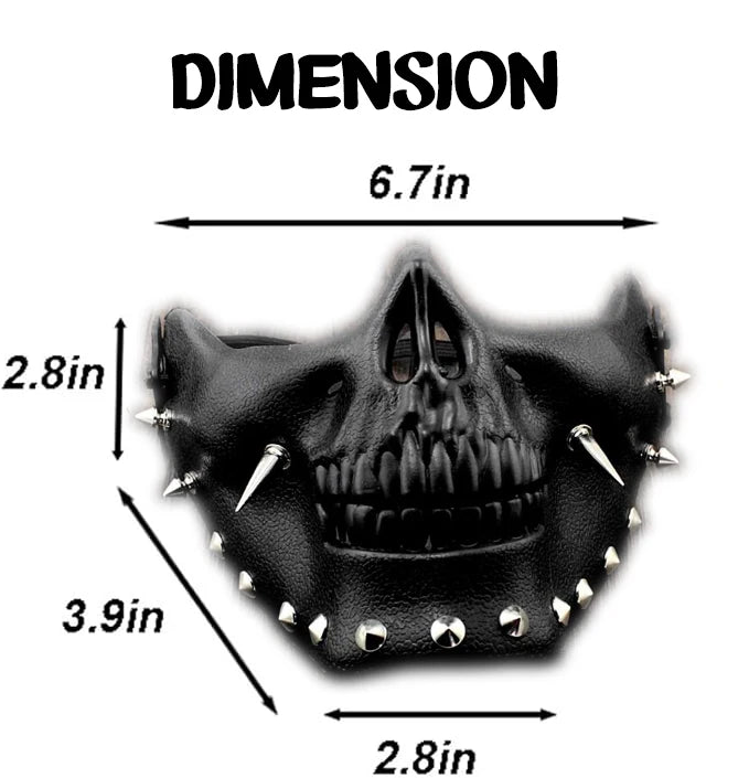 Steampunk Skeletal Spike Mask