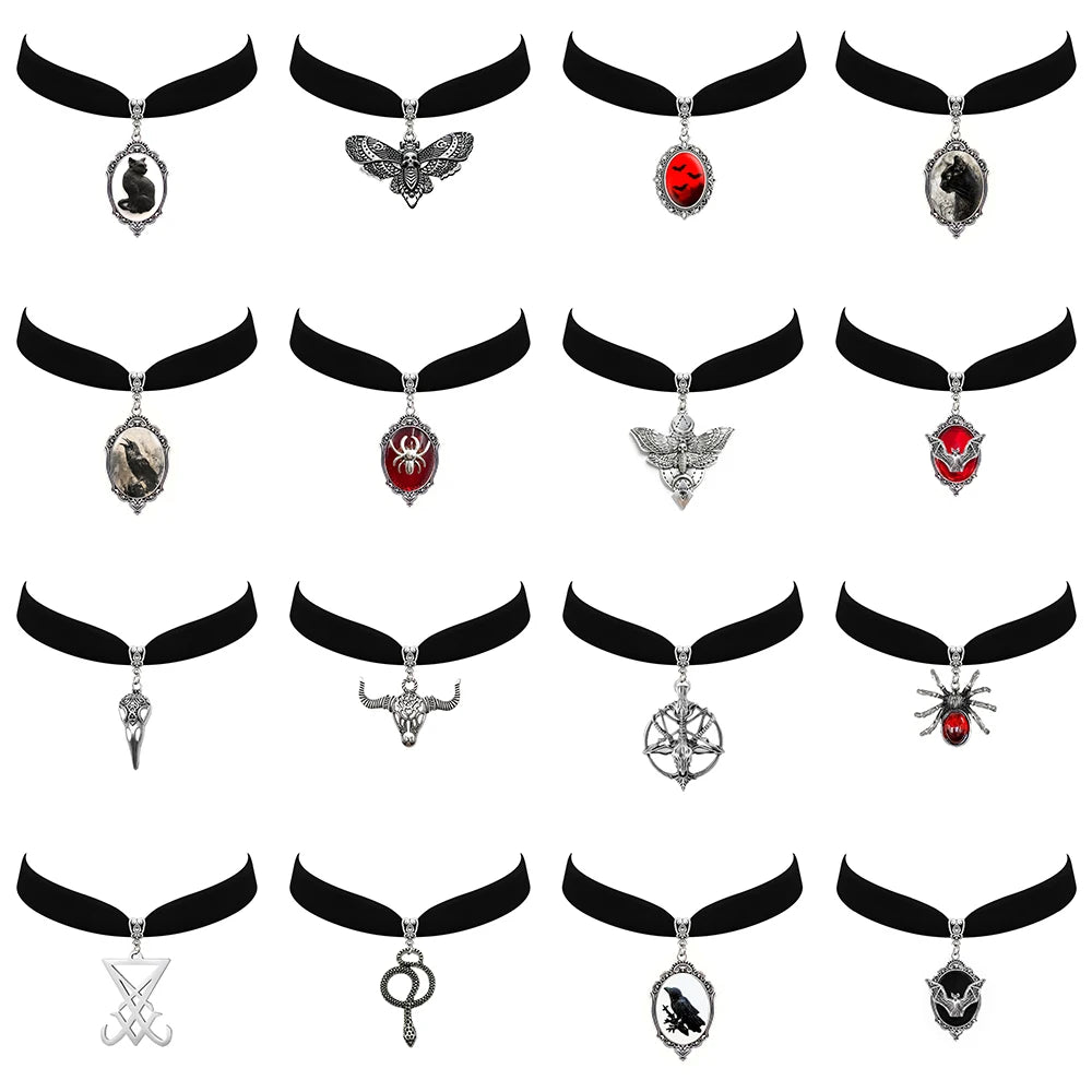 Gothic Bat Choker