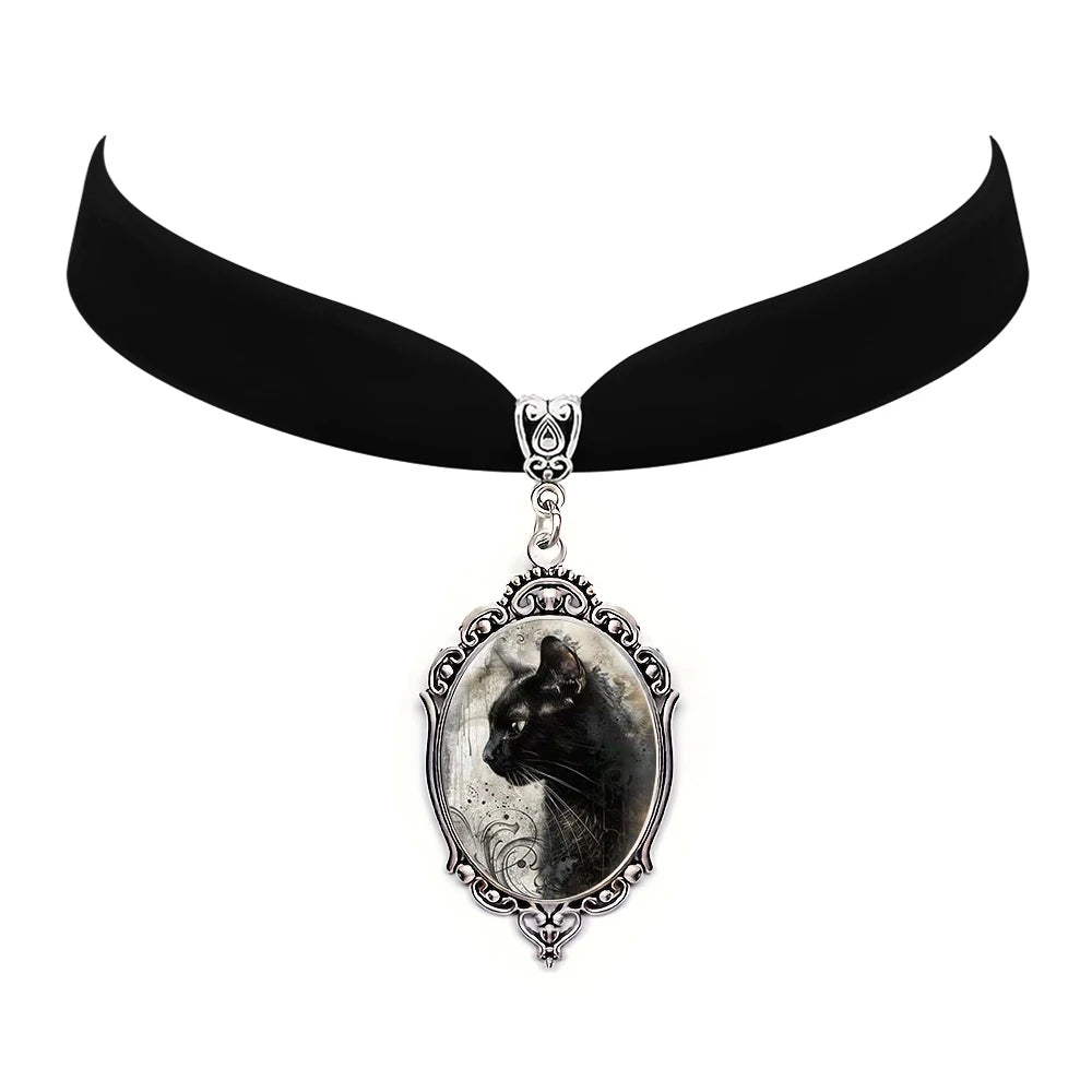 Gothic Bat Choker
