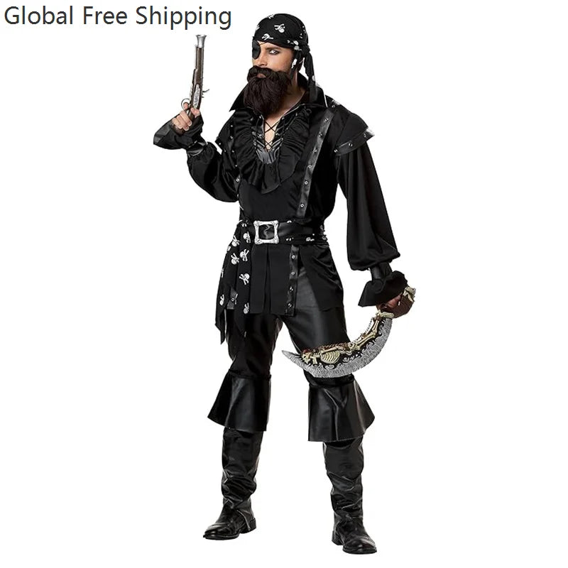 Medieval Pirate Captain Costume