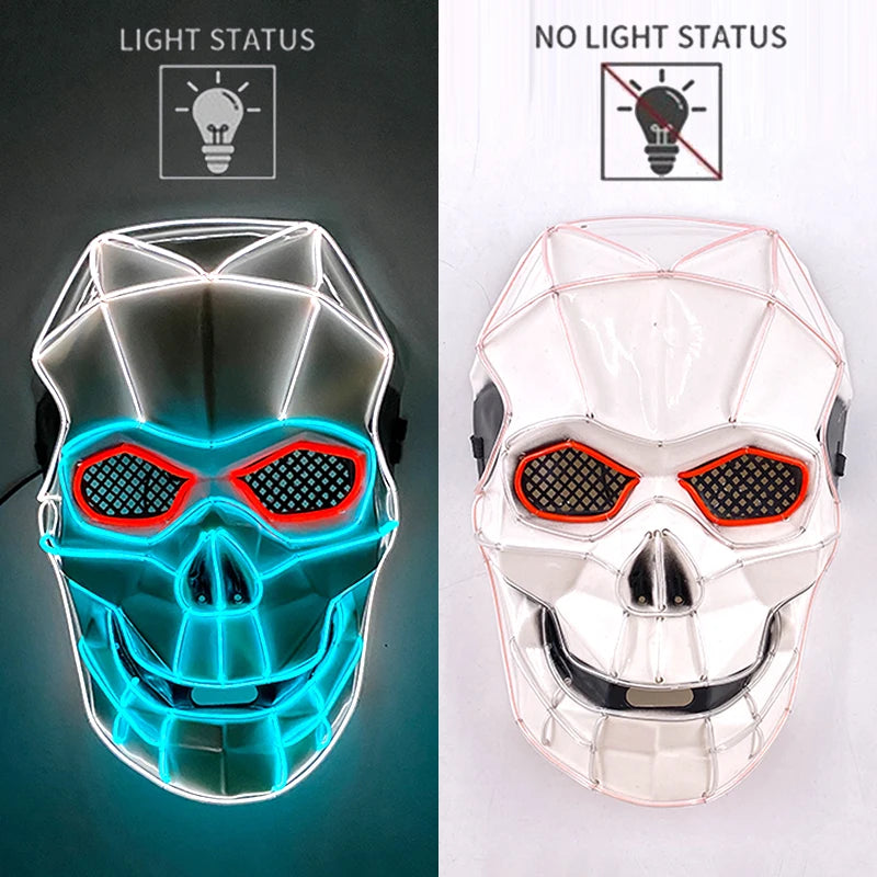 LED Hacker Vendetta Mask