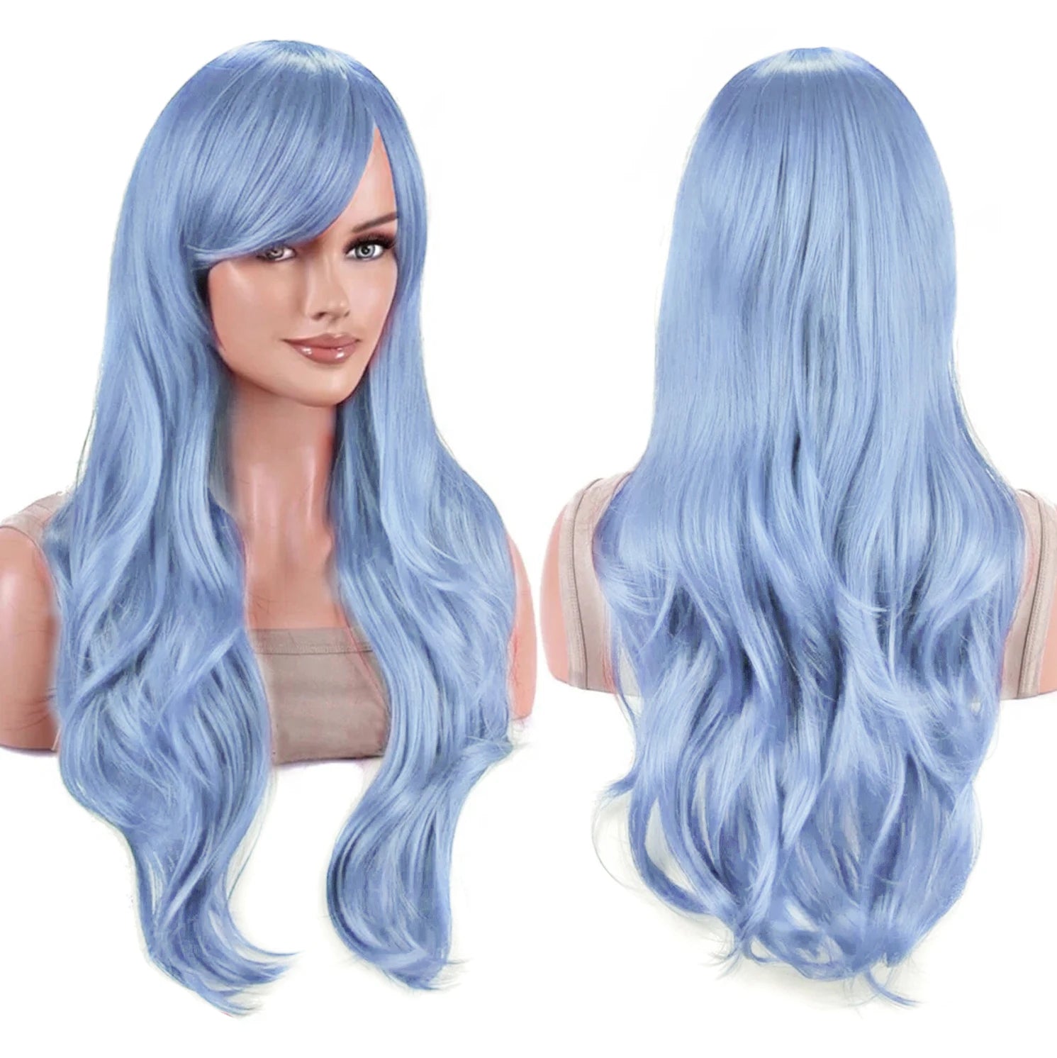 Long Wavy Rainbow Wig