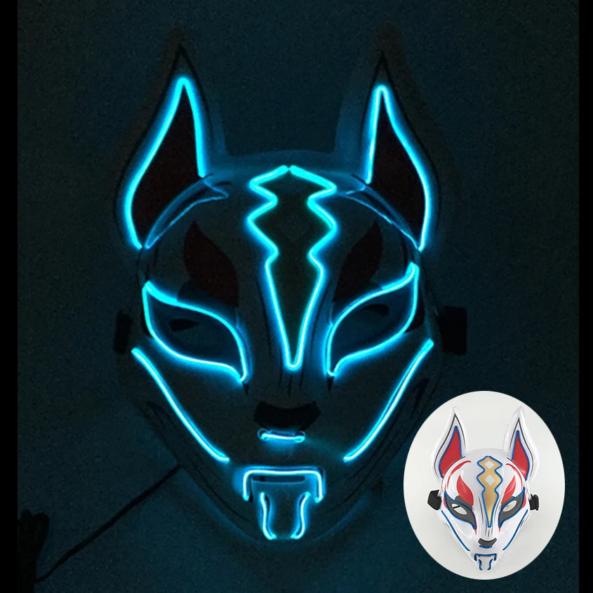 Neon EL Wire LED Mask