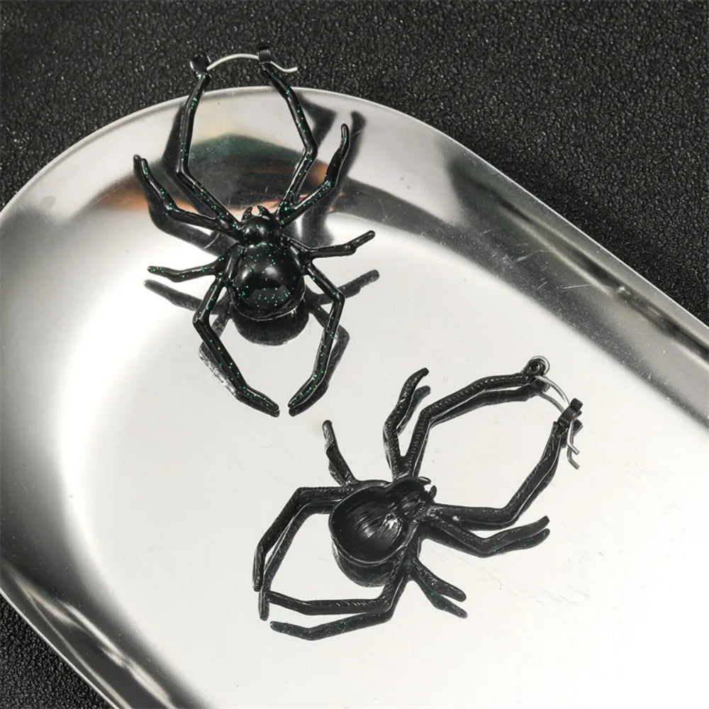 Spider Crystal Beaded Necklace
