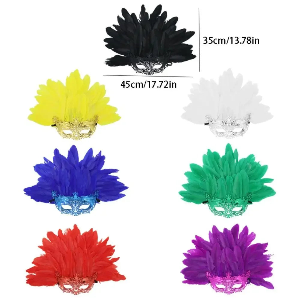 Feather Masquerade Mask