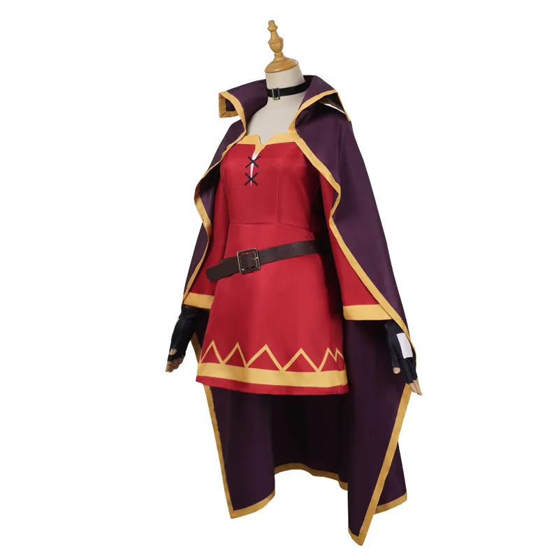 Witch Dress with Purple Cape