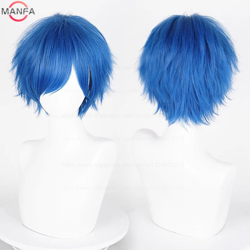 Short Black Anime Wig