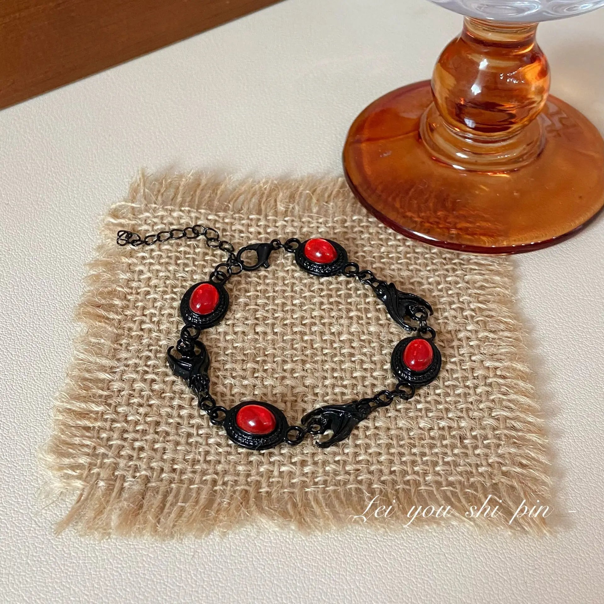 Blood Drop Bat Necklace