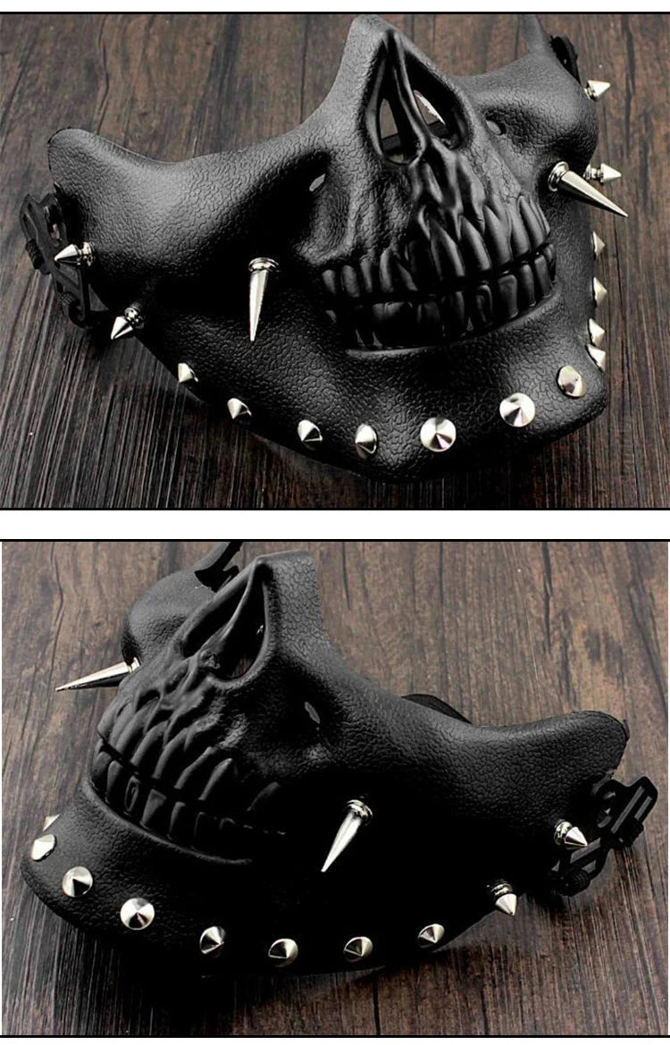 Steampunk Skeletal Spike Mask