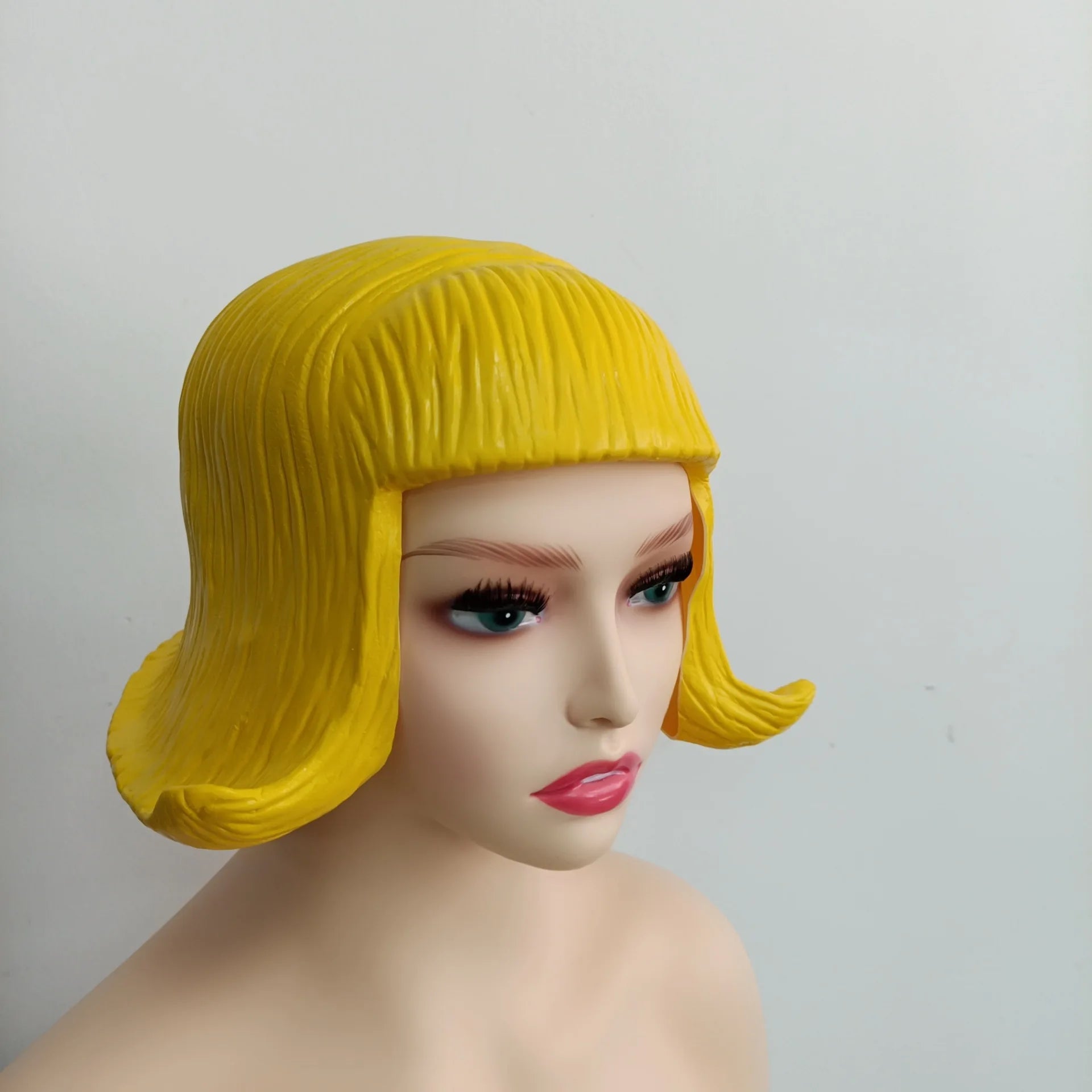 Yellow Foil Party Wig