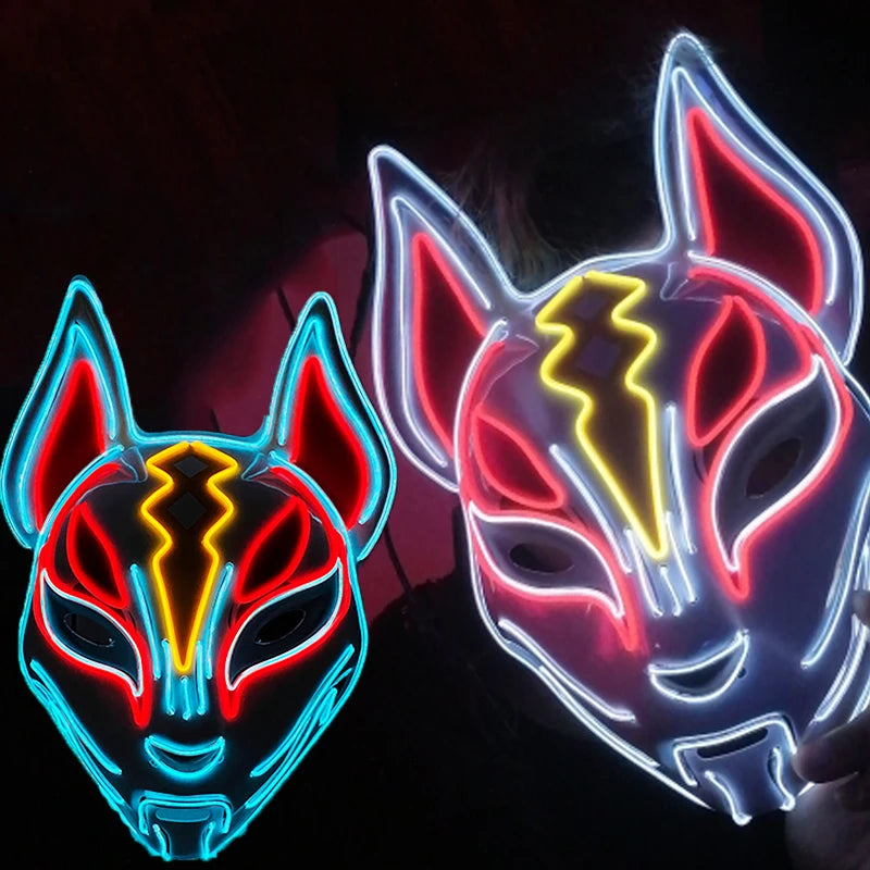 Neon EL Wire LED Mask
