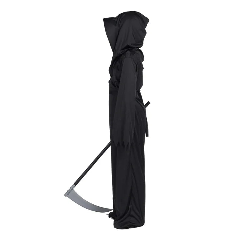 Black Hooded Grim Reaper Costume