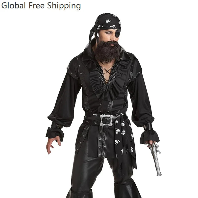 Medieval Pirate Captain Costume