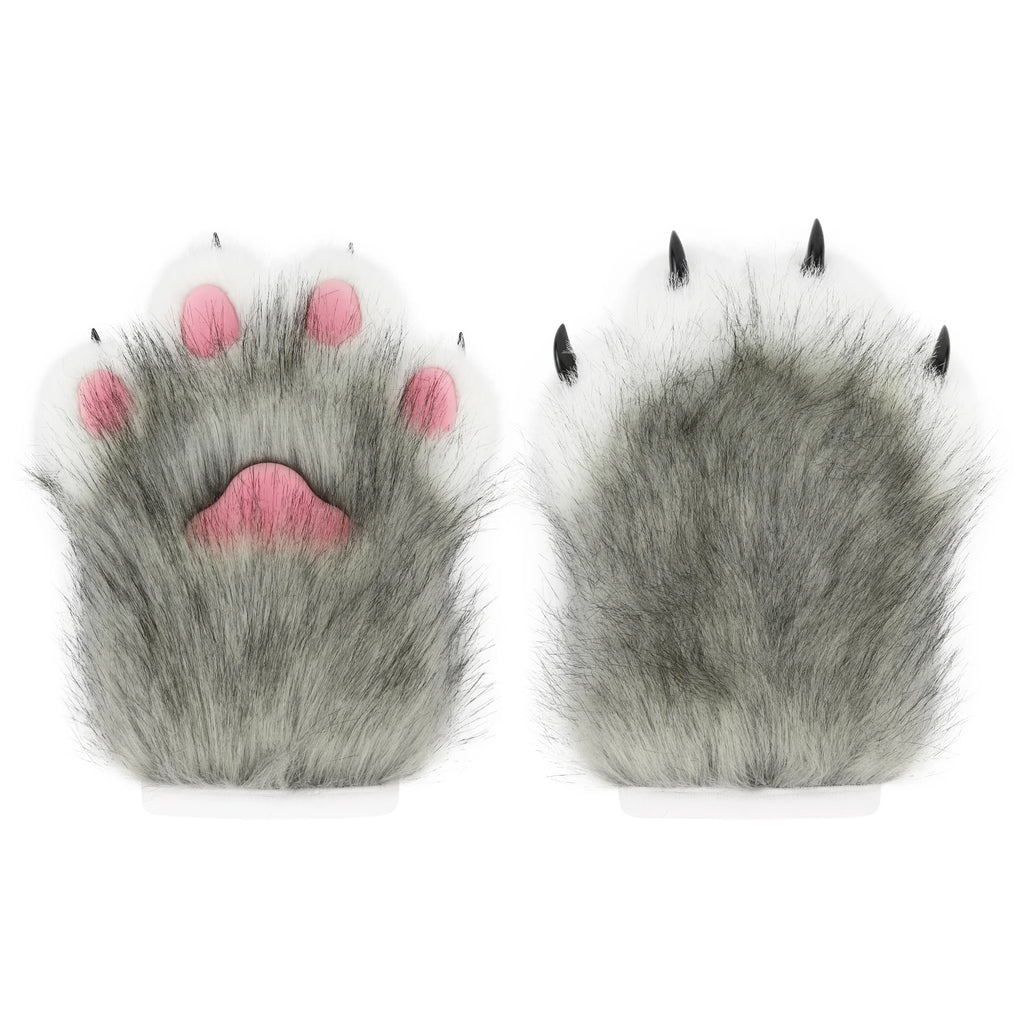 Plush Animal Claw Gloves