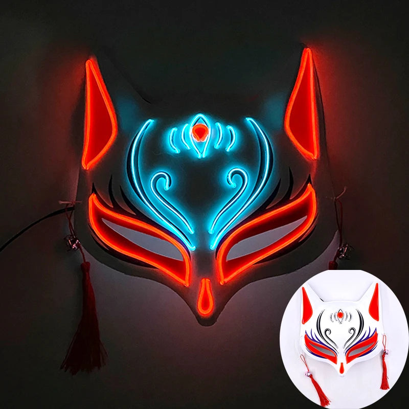 Neon EL Wire LED Mask