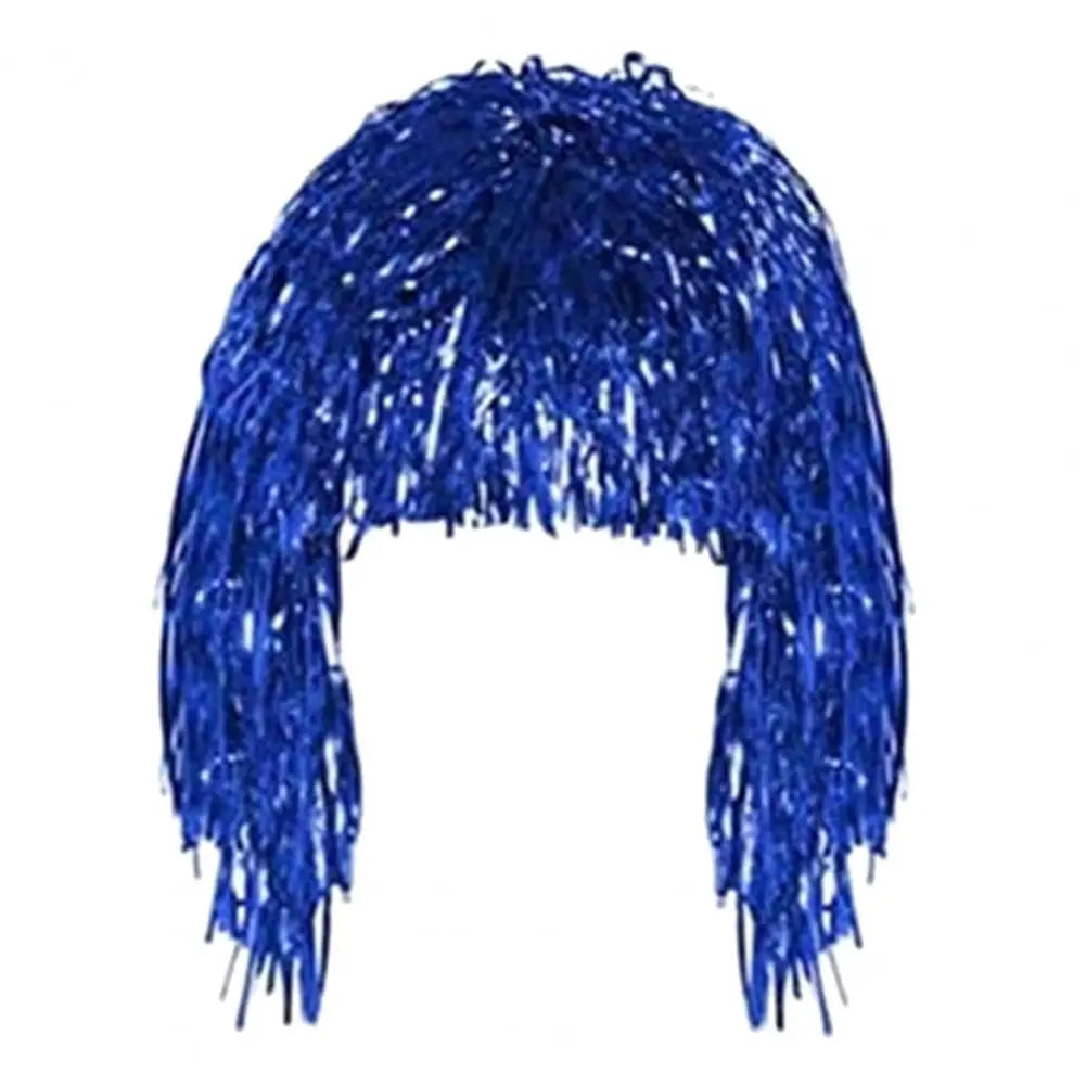 Foil Tinsel Disco Wig