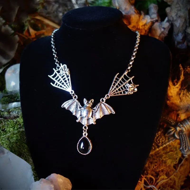 Gothic Bat Fashion Necklace