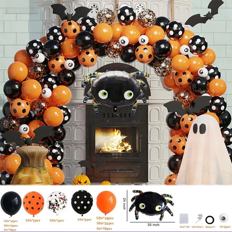 Bat Balloon Garland — Pumpkin Bottles