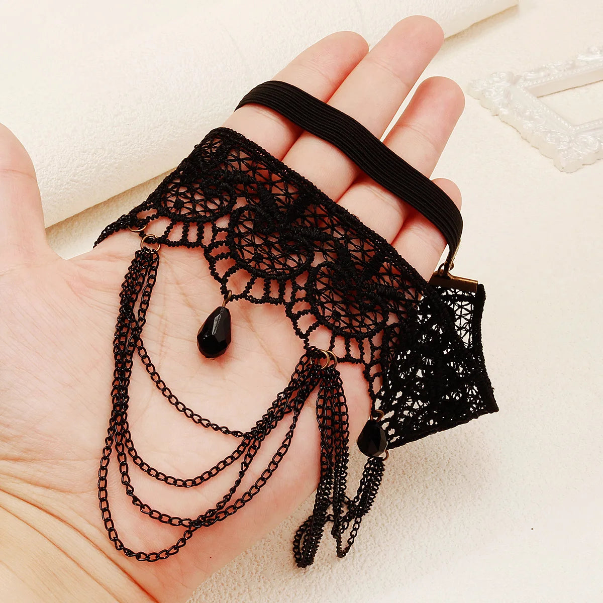 Gothic Lace Garter Belt
