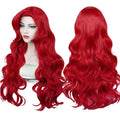 Long Curly Red Mermaid Wig