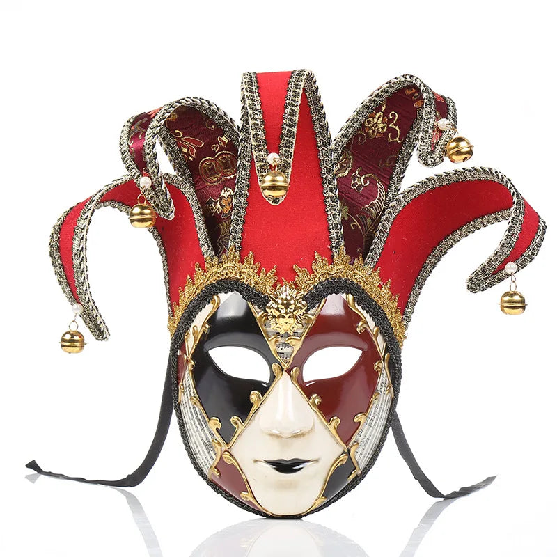 Retro Venetian Clown Mask