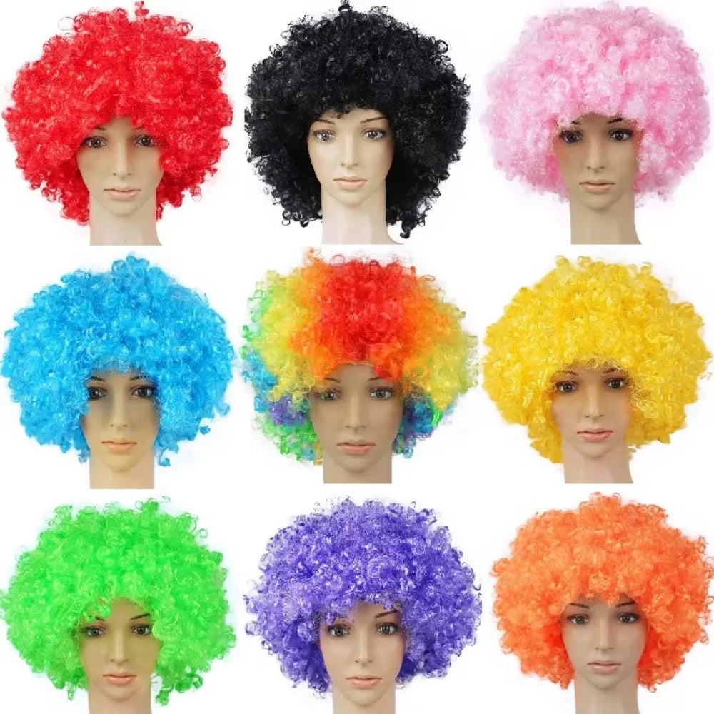 Curly Afro Clown Wig