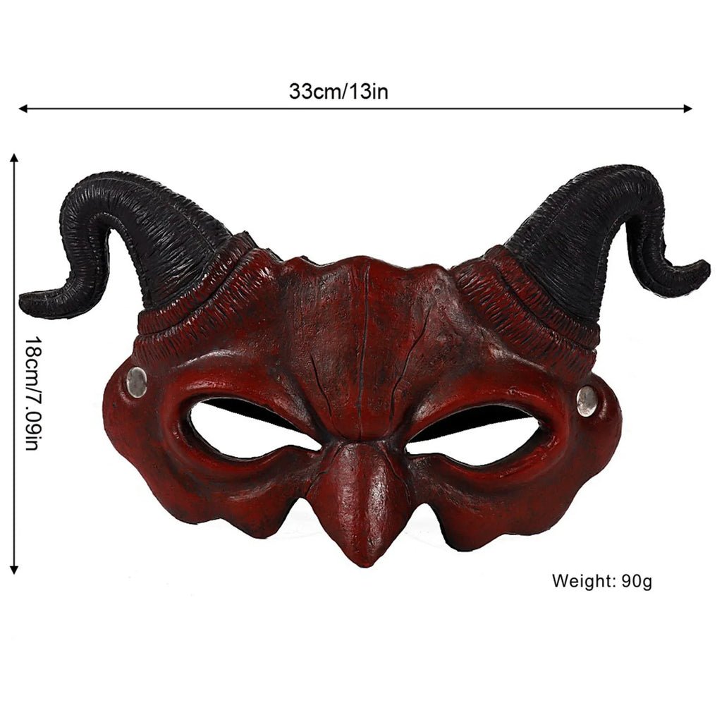 Devil Half Face Mask