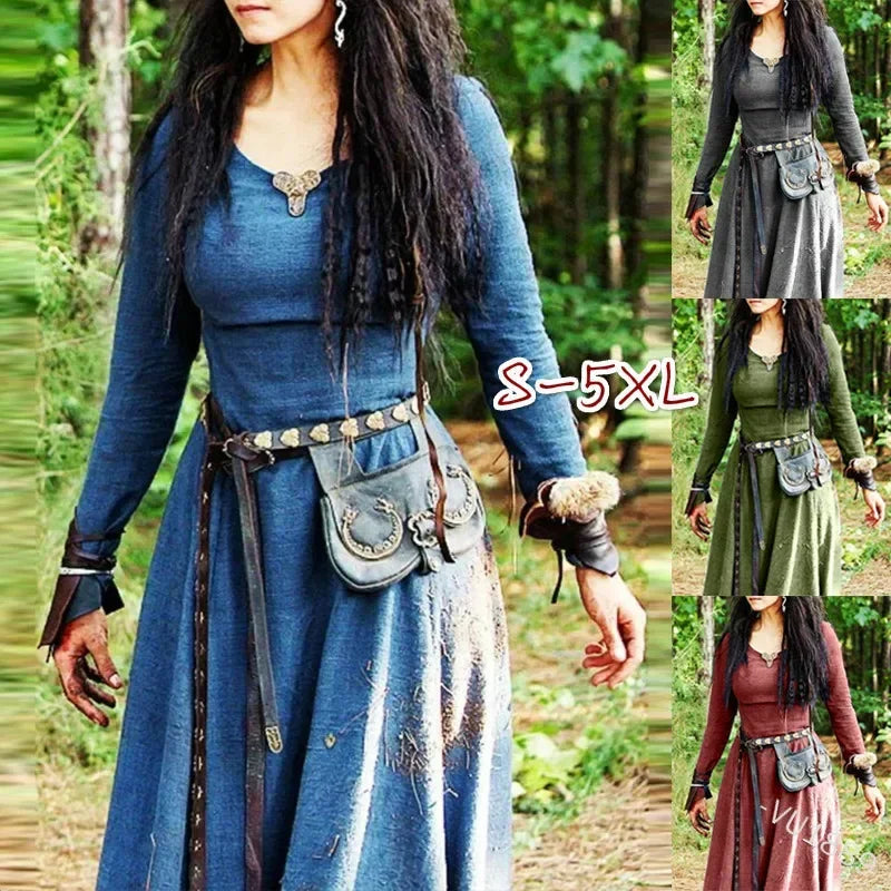 Medieval Maxi Robe Dress