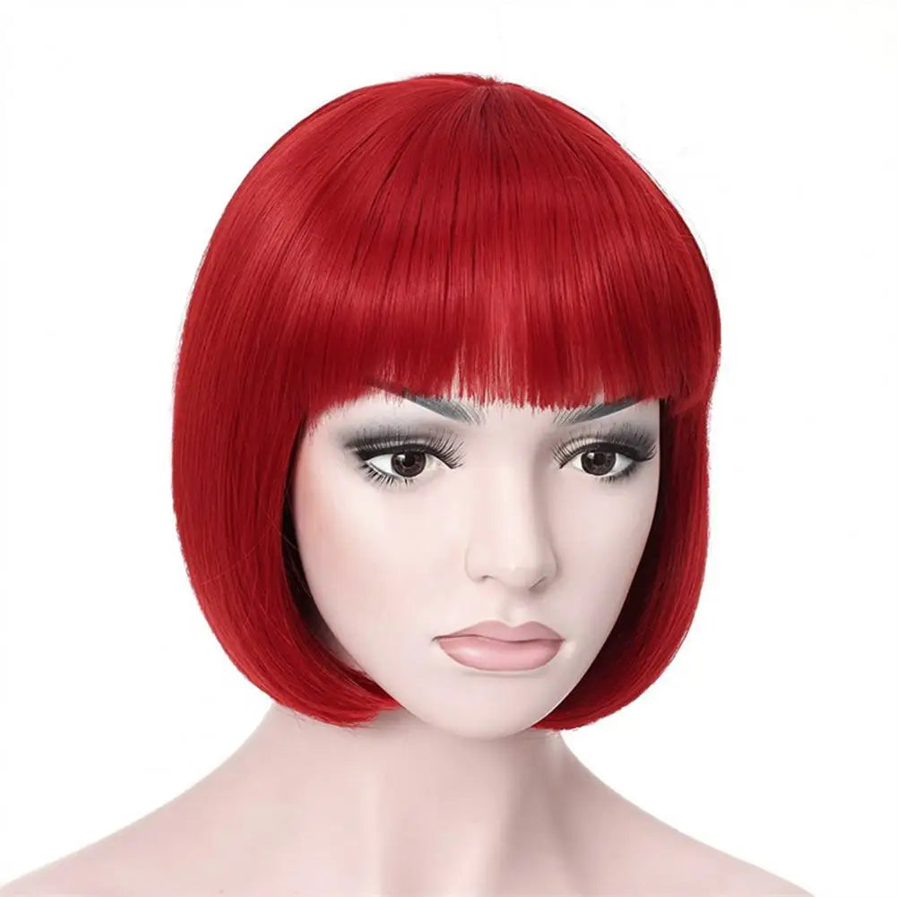 Short Colorful Straight Wig