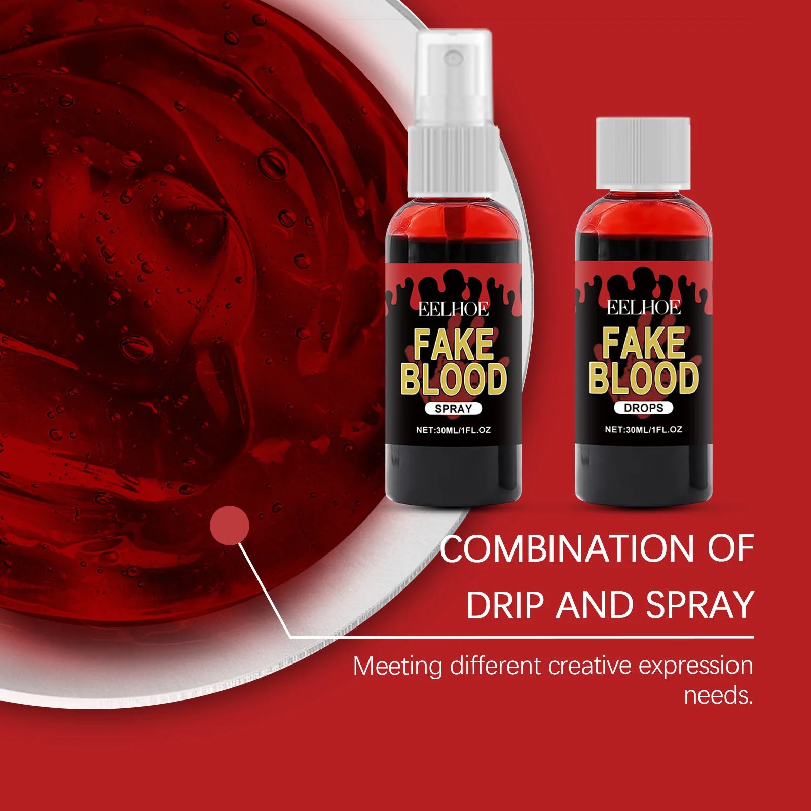 Fake Blood Face Paint Set