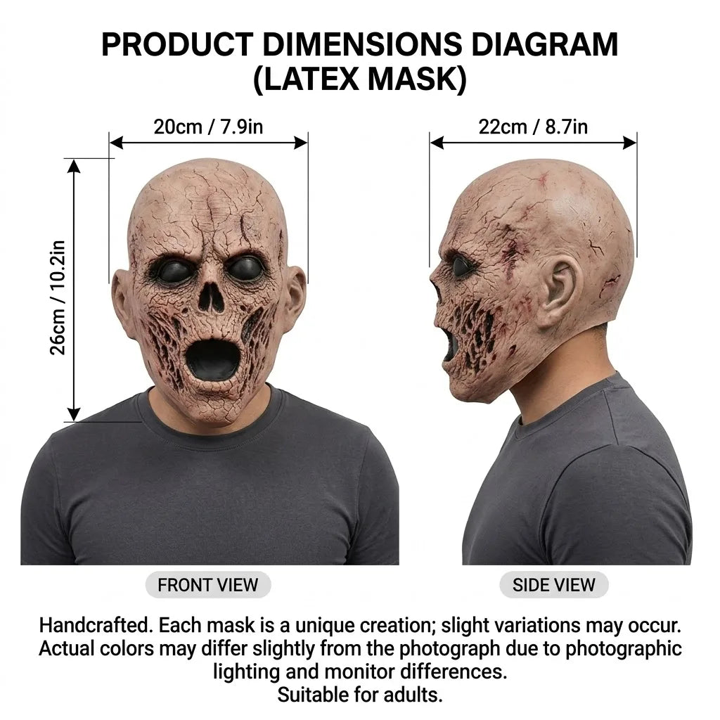 Full Head Zombie Mask