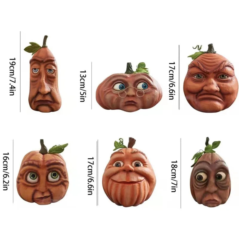 Pumpkin Six Monsters Resin Set