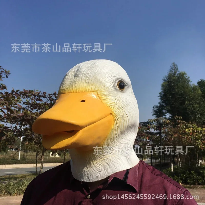 Yellow Duck Latex Mask