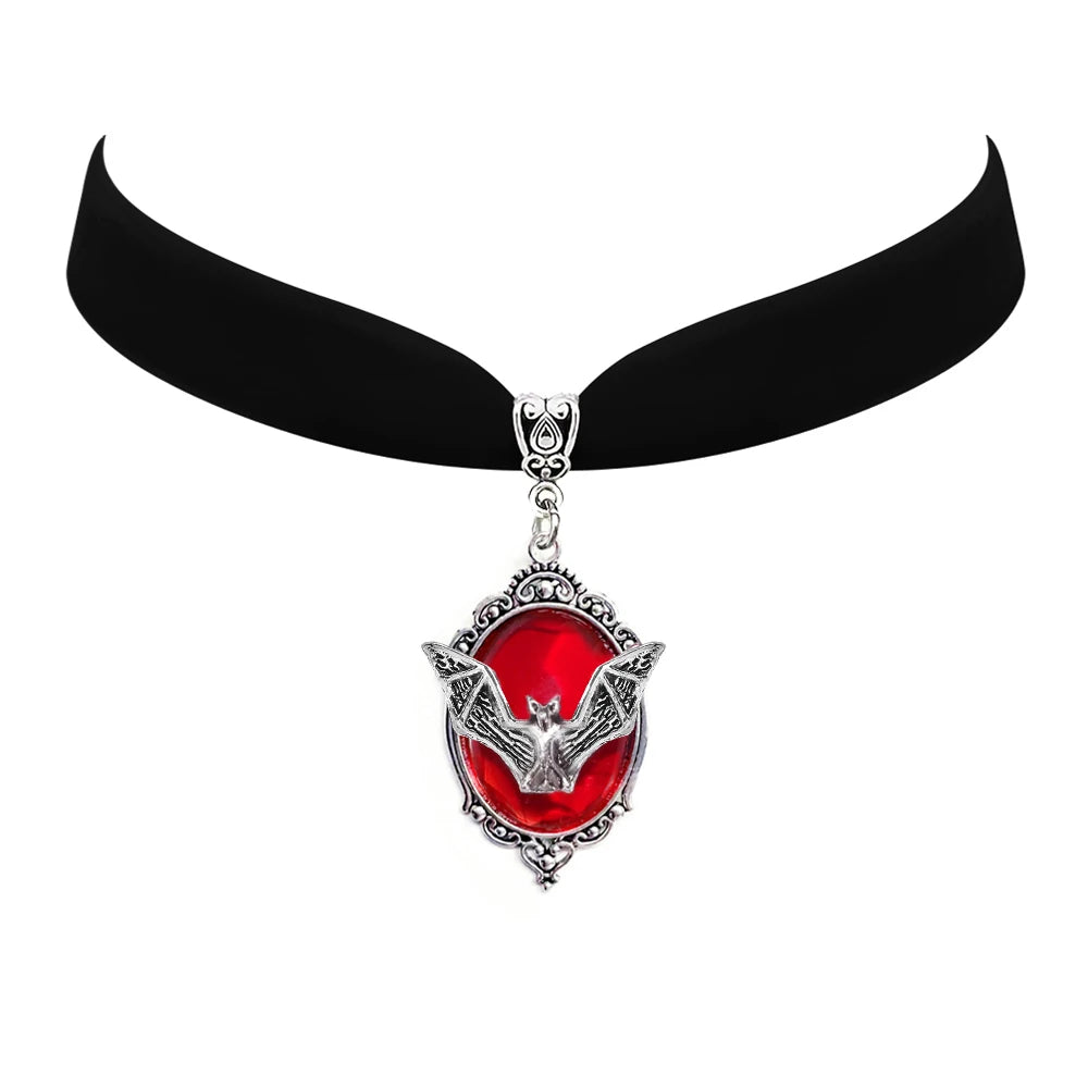 Gothic Bat Choker