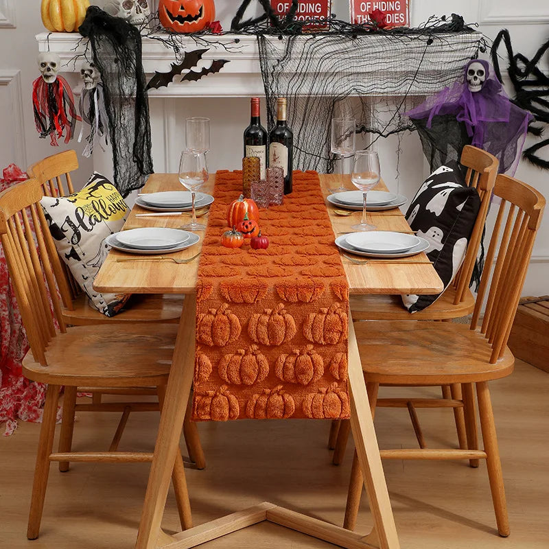 Fall Pumpkin & Ghost Table Runner