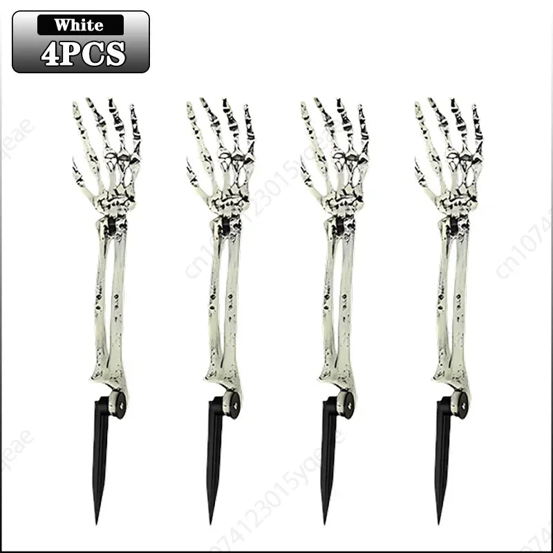 1-6pc Skeleton Hand Yard Stakes