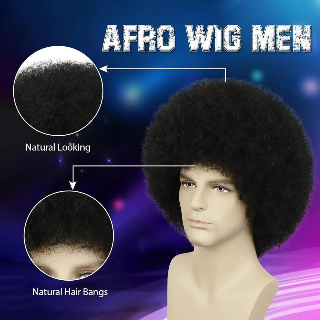 Men's Disco Afro Wig