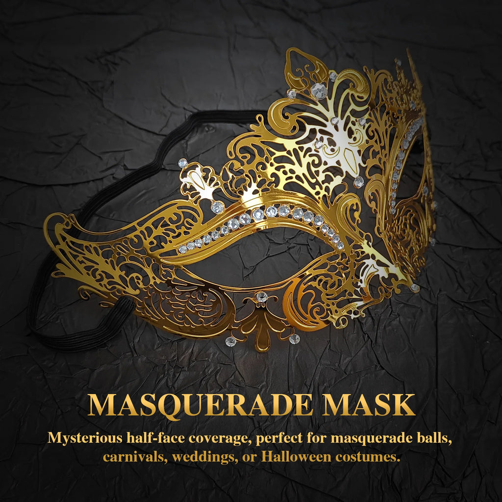Antique Gold Masquerade Mask