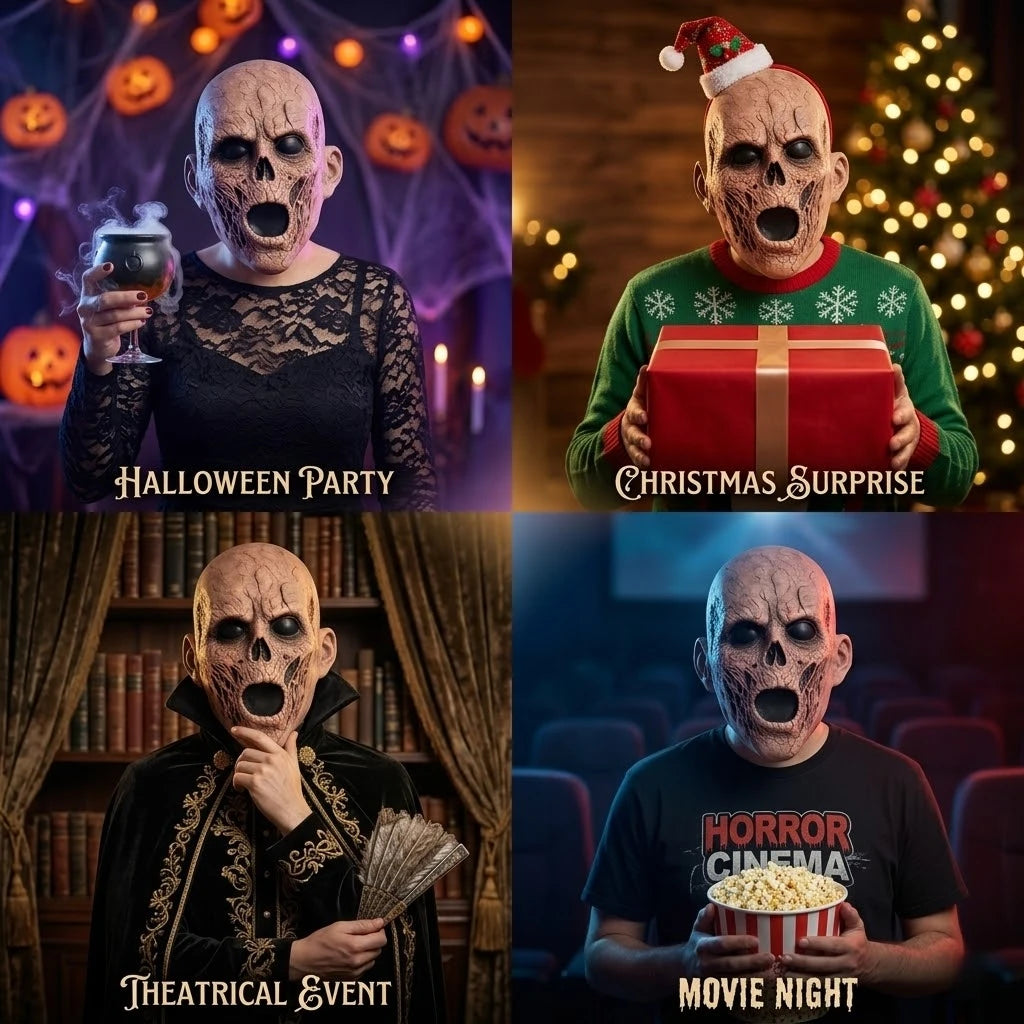 Full Head Zombie Mask
