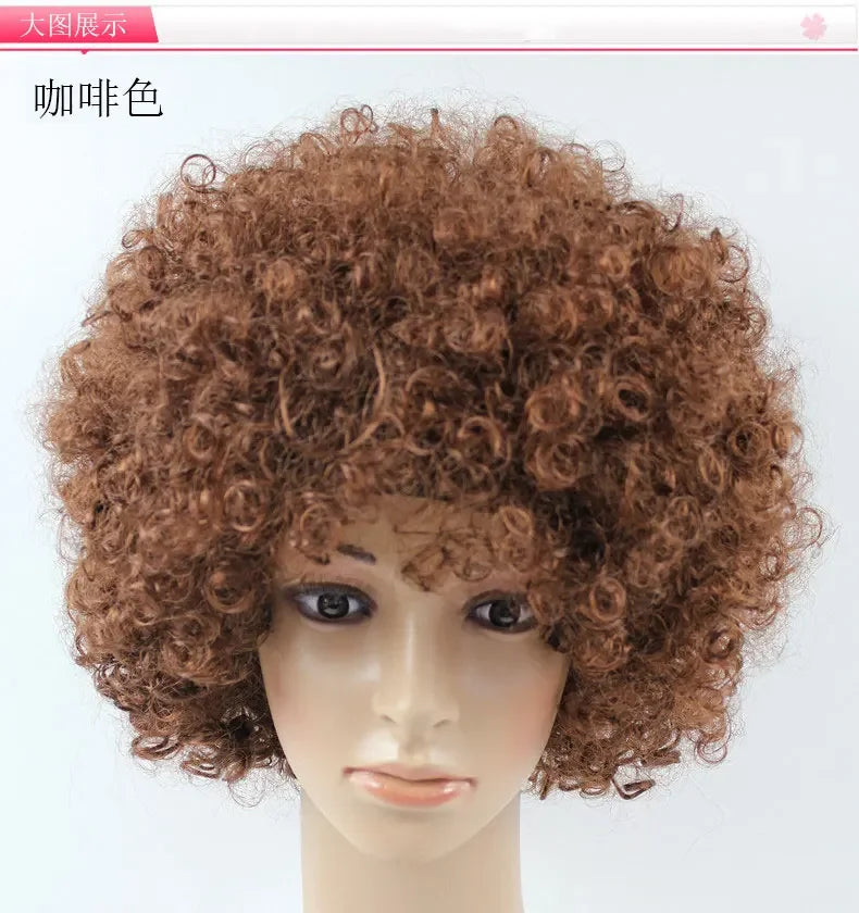 Curly Afro Clown Wig