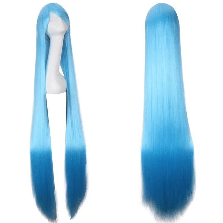 Long Rainbow Anime Cosplay Wig