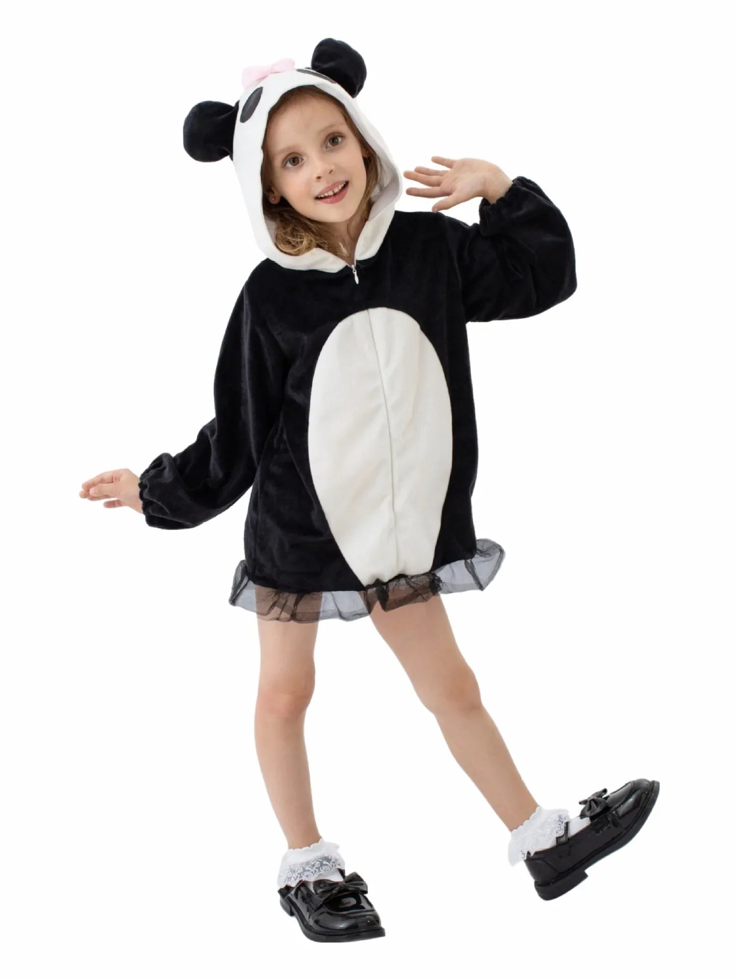Kids Panda Pajama Costume