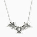 Winged Bat Pendant Necklace