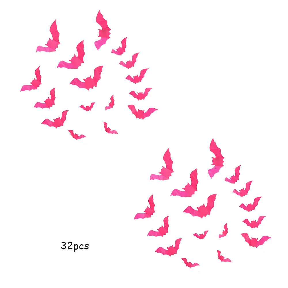 3D Wall Bat Decals