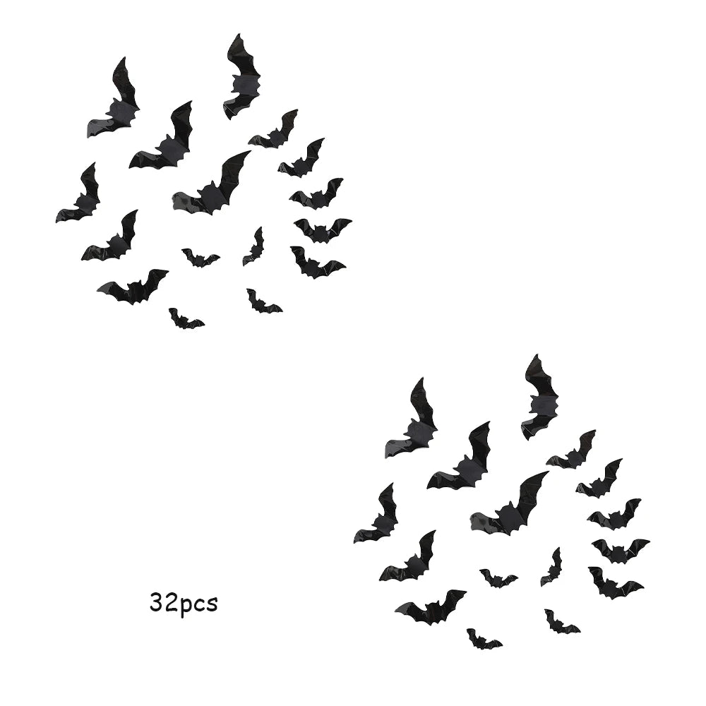 3D Wall Bat Decals