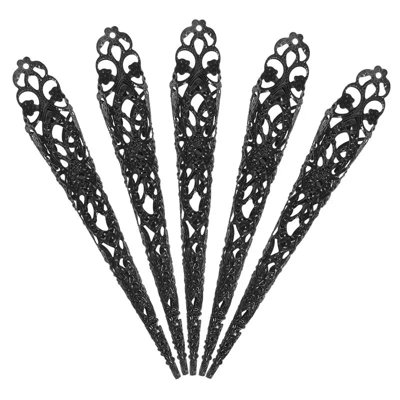 Floral Fingertip Nail Claws