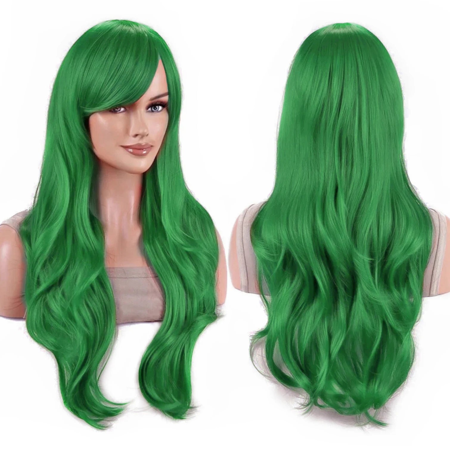 Long Wavy Rainbow Wig