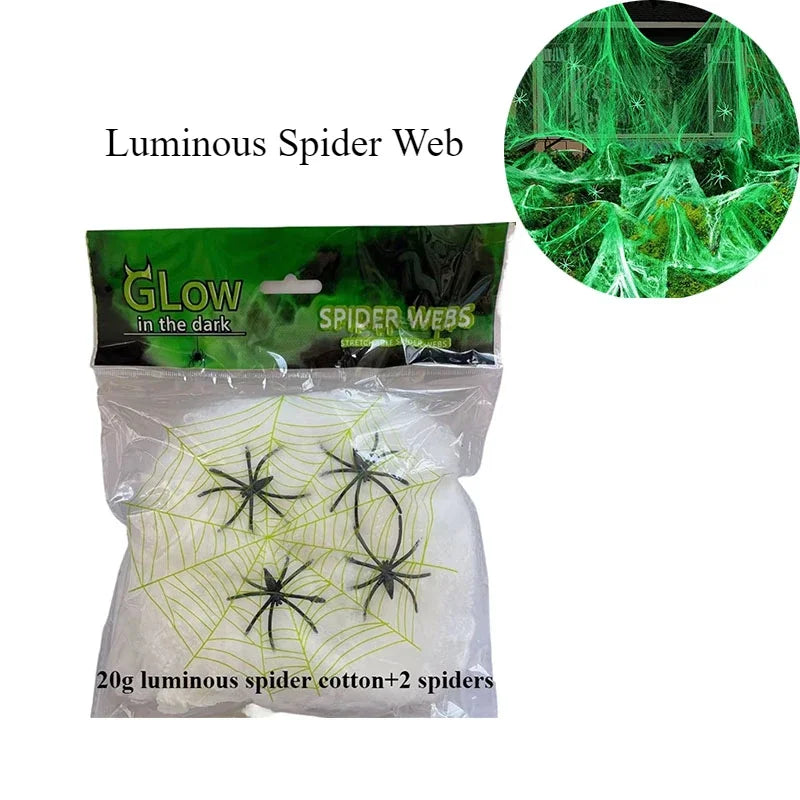 Artificial Spider Web Decoration