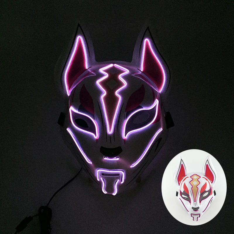 Neon EL Wire LED Mask