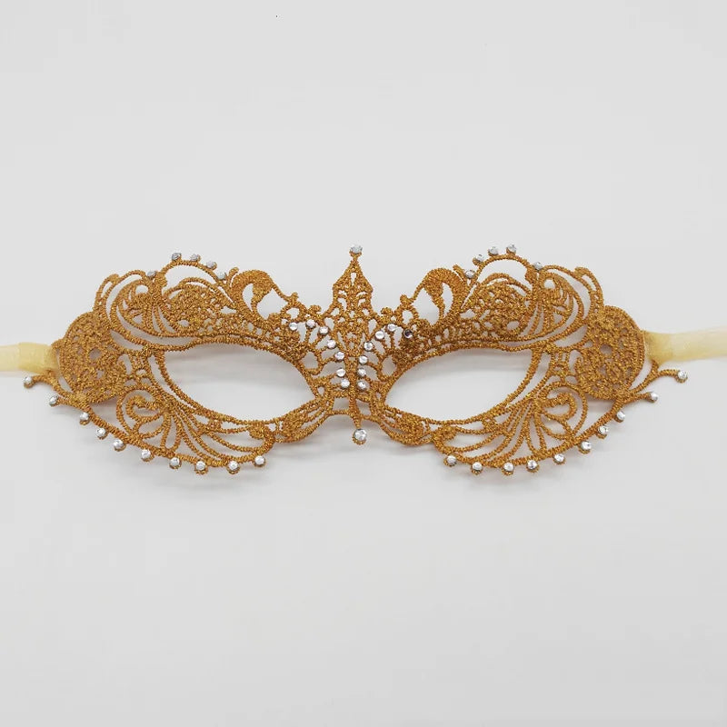 Gold Carnival Masquerade Mask
